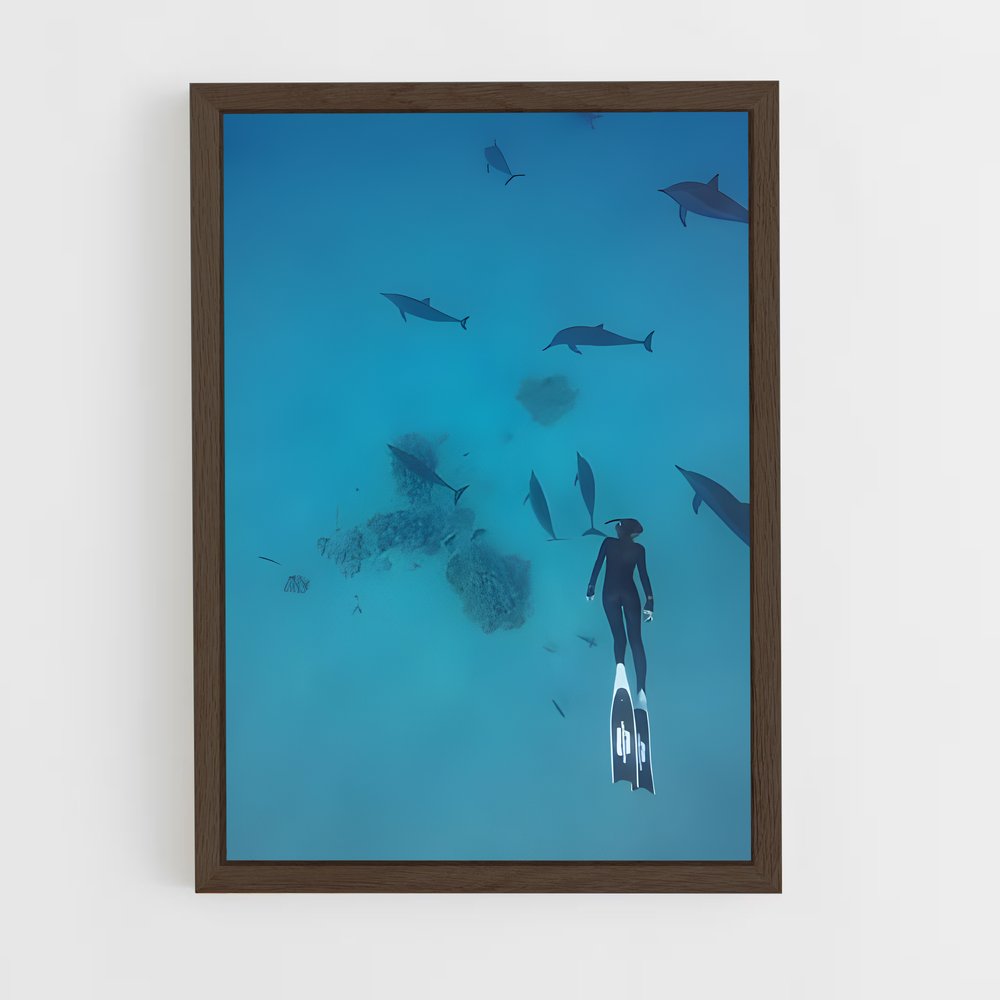 Poster Plongée avec les Prédateurs – affiche Plongeon depuis une plateforme (vue 5)